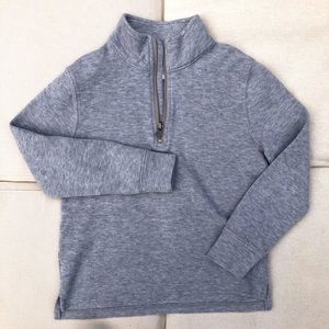 Never worn Gap sz M front zip pullover, gray